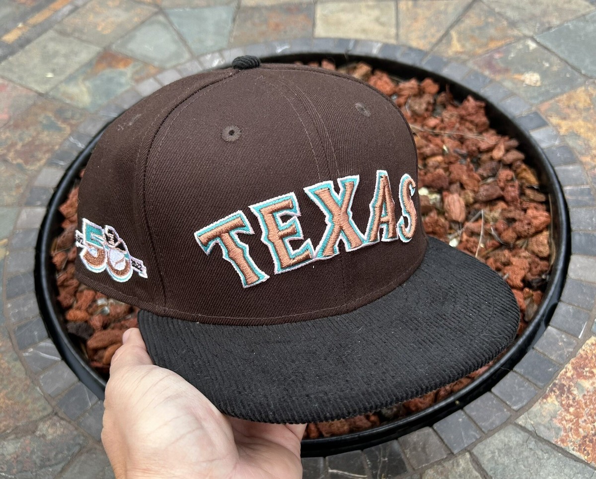 Exclusive New Era Texas Rangers Fitted Hat MLB Club Size 7 3/8