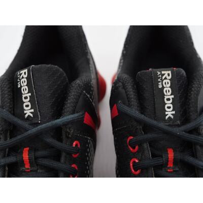 Reebok ATV 19 Running Shoes Mens 5 Black Red Lace Up Athletic