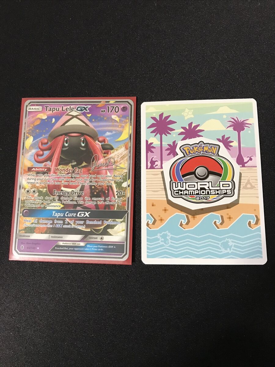 Pokemon X2 World Championships 2017 Promo Tapu Lele GX Non Pokemon X2 World Championships 2017 Promo Tapu Lele GX Non