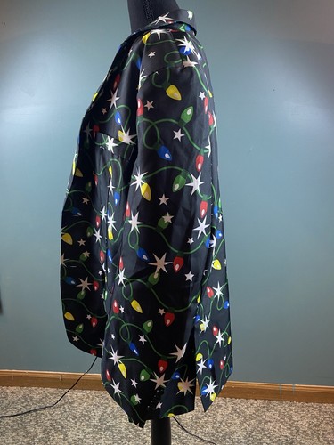 Men’s Size XL Tangled Christmas Lights Holiday Blazer Faux Pockets Lined - Picture 9 of 10
