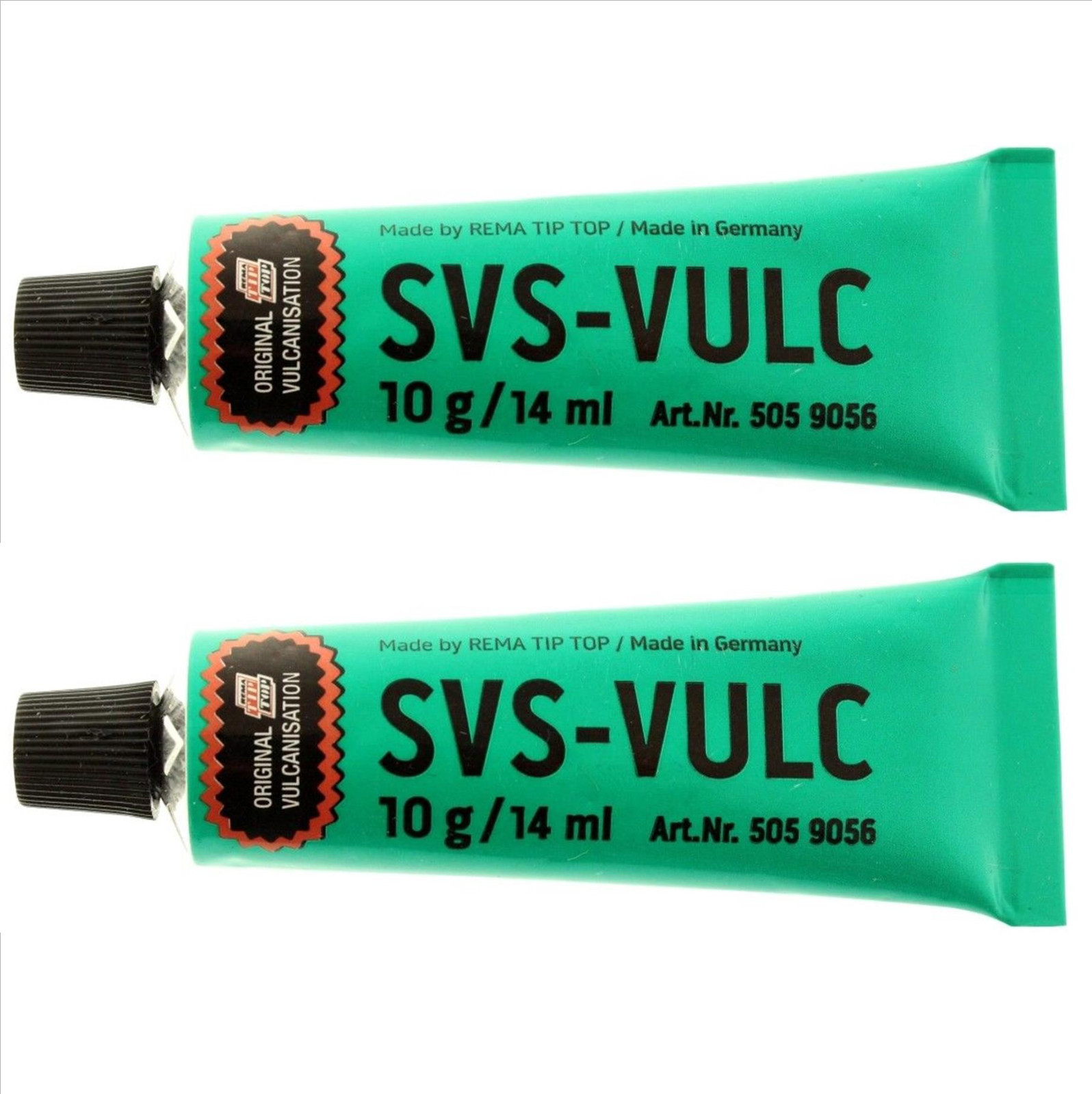 Rema Tip Top vulcanising solution Tyre Repair Fluid Cement Glue 10g Tubes x 2