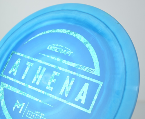 🥇FIRST RUN🥇 Discraft Swirly ESP Athena, Paul McBeth, Hearts Foil, 172g - Picture 4 of 5