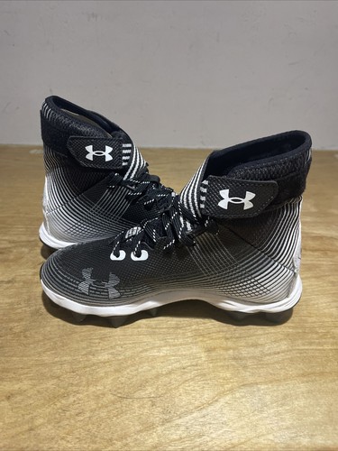 Under Armour Boys UA Highlight Franchise Jr. Football Cleat 1y Black - Picture 5 of 7