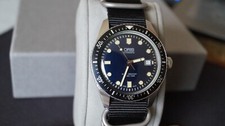 Oris 65 Automatic 42mm case Blue date @3 Diver watch 01 733 7720 4055-07 5 21 45 20