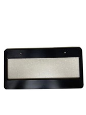 Custom Black Plastic Front License Plate Frame