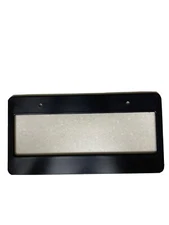 Custom Black Plastic Front License Plate Frame
