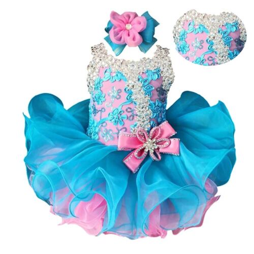 Jenniferwu Pageant Dress Handmade Beaded Dresses Toddler Pageant Princess Dress