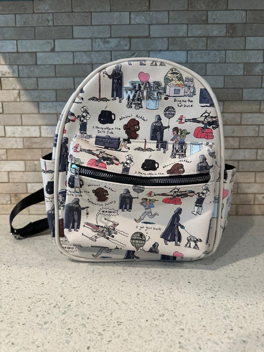 Disney Star‎ Wars Mini Backpack b30 Disney Loungefly Backpack - Star Wars Chibi - Blue - Walmart.com main image 4