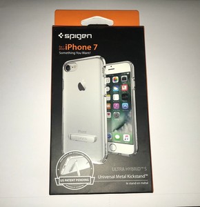 Spigen-Ultra-Hybrid-S-Kickstand-Case-For-iPhone-7-amp-8-4-7-034-Clear-NEW-IN-BOX