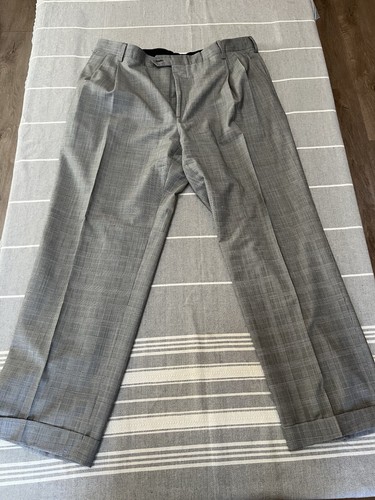 Brooks Brothers Gray Suit 44S Madison Prince of Wales Plaid Wool Mohair 36x30 - Picture 13 of 24