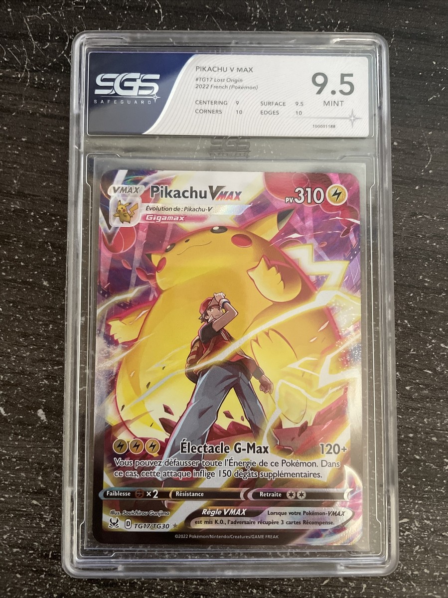 PIKACHU VMAX FULL ART - POKÉMON TG17/TG30 EB11 ORIGINE PERDUE SGS
