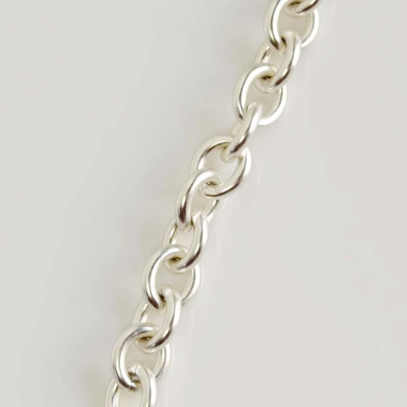 Nova Pulseira de Corrente Oval Marca Sorte 7,5" Presente Chique Feminina Festa Férias Joias - Imagem 3 de 4