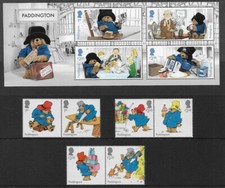 Great Britain Paddington Bear 2023 set and min sheet  mnh Cartoons