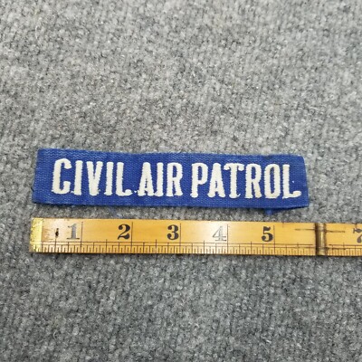 Vintage Civil Air Patrol Tab Patch Strip | eBay