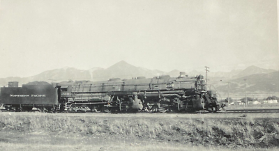 #ad Photo 1951 Northern Pacific Railway Train Locomotive 5011 Real Livingston MT VTG $24.50