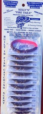 Kelly's Firetail Worm Full card "rubber worms" 12 Purple Firetail FT