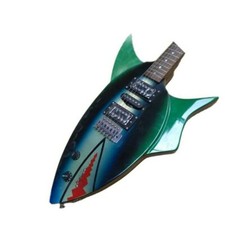 Factory Customized 6 String Electric Guitar Fish Classic Making Strange Shapes