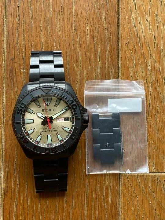 MOD SEIKO ZIMBE SKX STYLE Automatic Men s watch running black