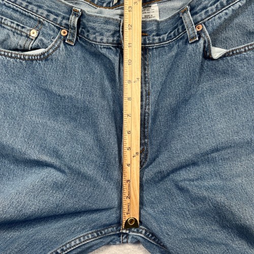 Vintage Y2K Levi's 505 Regular Fit Jeans 100% Cotton Denim 42x30 Fits Like 40" - Picture 7 of 8