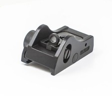 Adjustable Rear Ghost Ring Shotgun Sight - Picatinny  Weaver