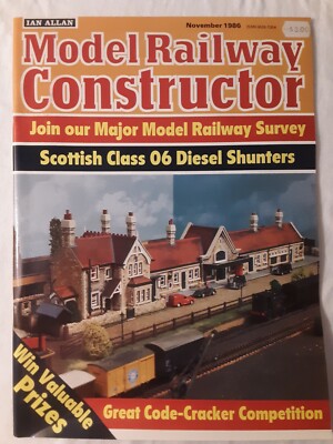 Model Railway Constructor #630 Nov 1986 FREE SHIPPING canals NEW Phoenix coach