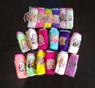 12 PACK Barbie&Pony Kids Underwear GIRL's Briefs Panties 13/14 5/6 7/8 9/10