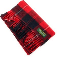 100 Pure Lambswool Cunningham Clan Tartan Scarf - MADE IN SCOTLAND