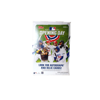 2021 Topps Opening Day Baseball Sports Trading Cards Pack Box Set 