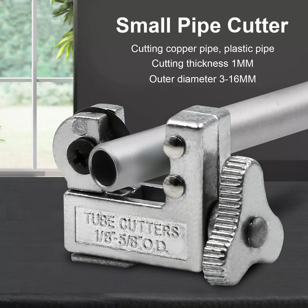 Mini Alloy Steel Pipe Tubing Cutter 3 16mm OD Copper Brass Aluminum Cutting Tool