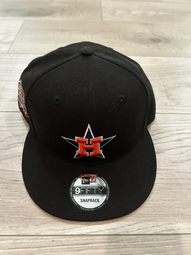 Hat Club Exclusive New Era Astros Black Dome SnapBack