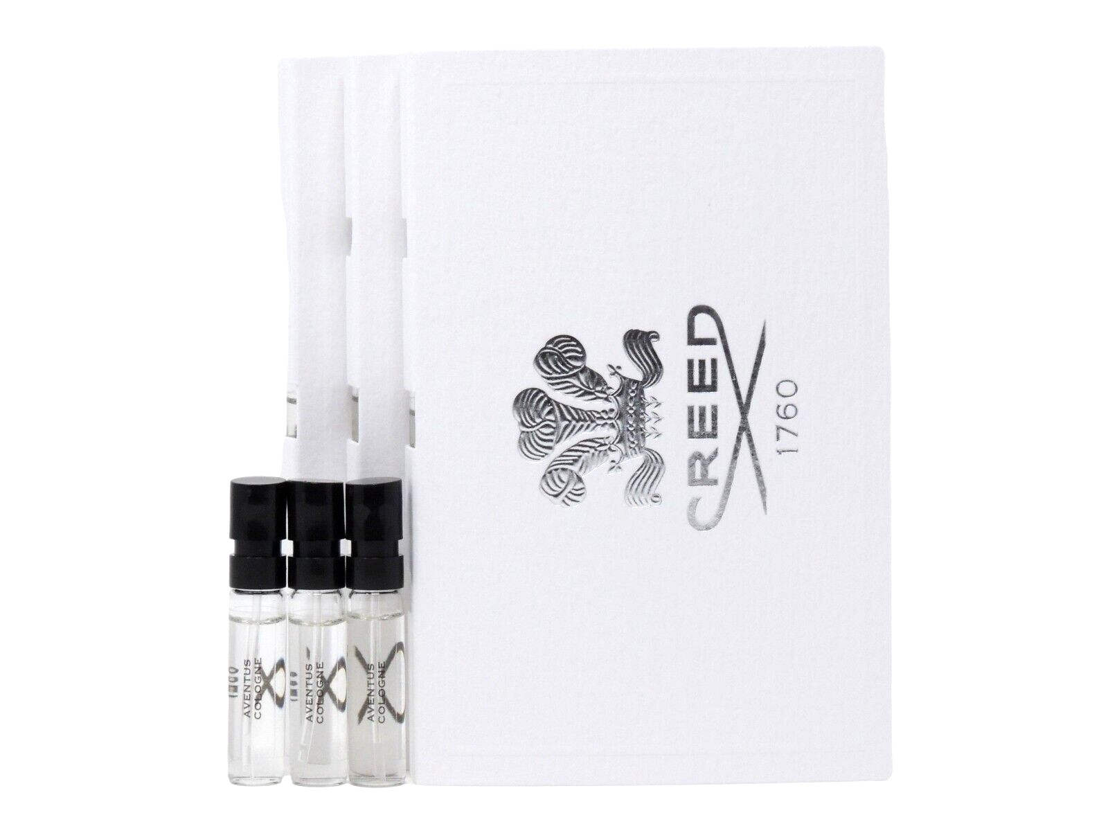 CREED AVENTUS COLOGNE EDP 1.7ml .057fl oz x 3 COLOGNE SPRAY SAMPLE VIALS
