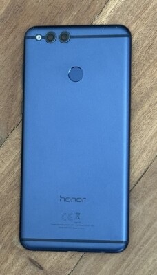 Original Honor 7X Akkufachdeckel Blau Wie Neu BND-L21 Hinten Deckel Rahmen