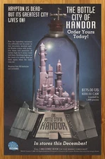 2000 DC Direct Bottle City of Kandor Print Ad/Poster Superman Comics Pop Art