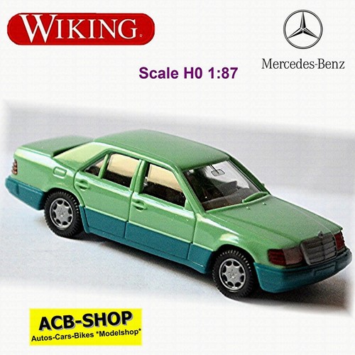 Mercedes Benz Classe Berlina 1984-89 W124 Dunkellichtgrün 1:87 Wiking 153 02