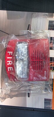 Simplex 4906-9127 Multi-Candela Horn Strobe Red Good Working Condition