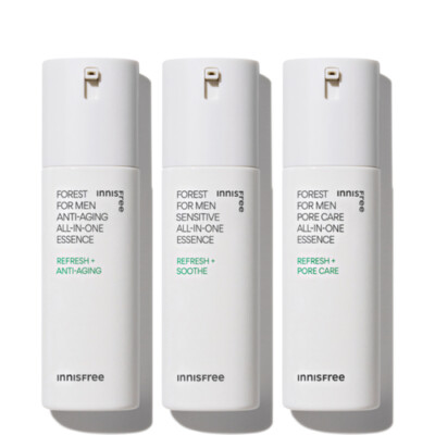 Innisfree Forest For Men All In One Essence 100ml:anti-aging,sensetive,pore care