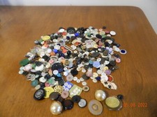 Vtg Unsearched Buttons / mom's collection, all kinds included