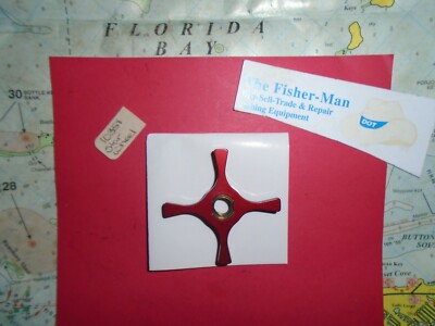 ABU GARCIA 5000 RED STAR WHEEL NEW AMBASSADEUR REEL PART 10358 FITS MANY MODELS