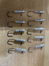 Hover Strolling Jig Head Fishing  3/32 oz 1/0 hook size Lot Of 10