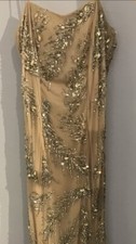 even gown fully beaded