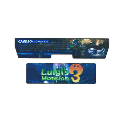 FunnyPlaying Game Boy Advance Sticker Set Luigi's Mansion