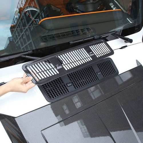 Real Carbon Fiber Engine Hood Vent Cover trim panel For Benz G Class W463 - Picture 2 of 12