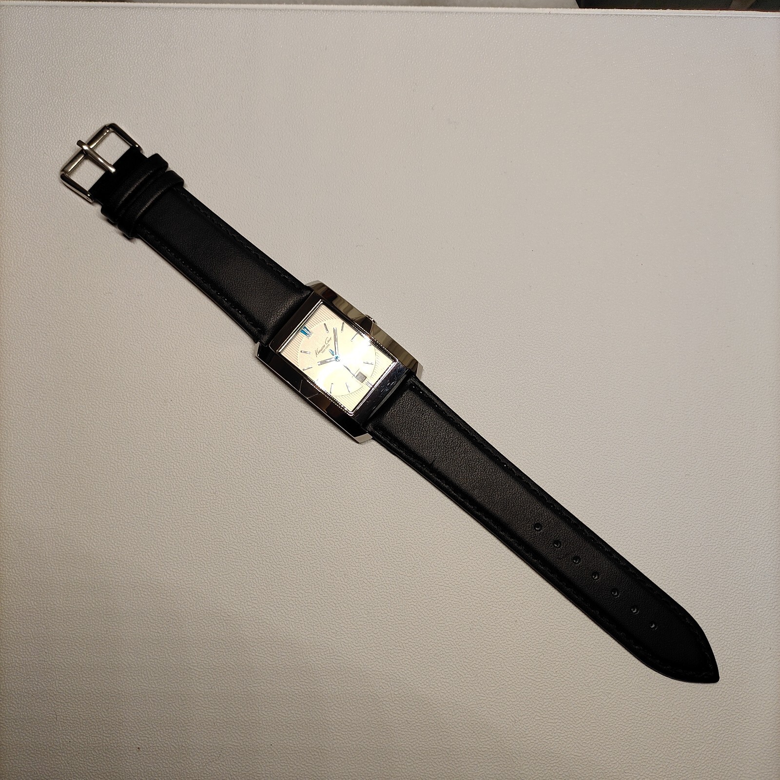 Kenneth Cole KC1395 Rectangular Rectangle Quartz … - image 2