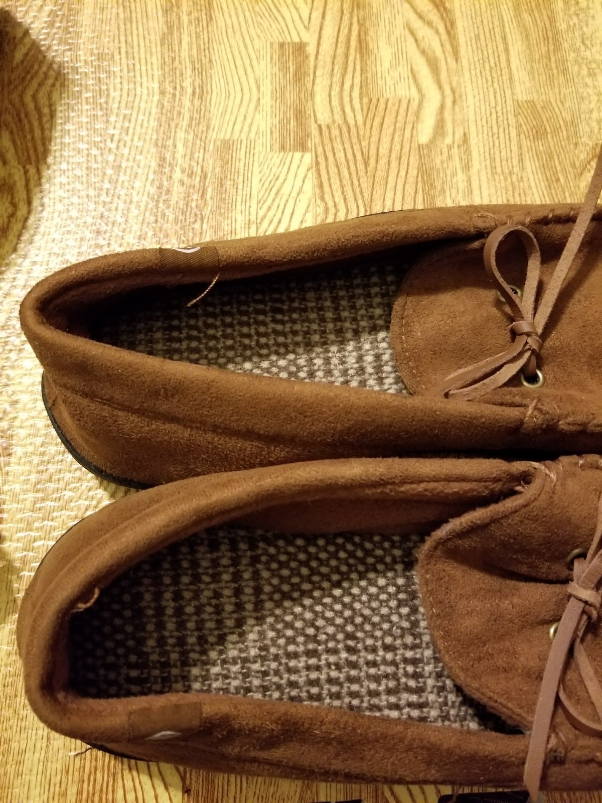 sherpa moccasin slippers