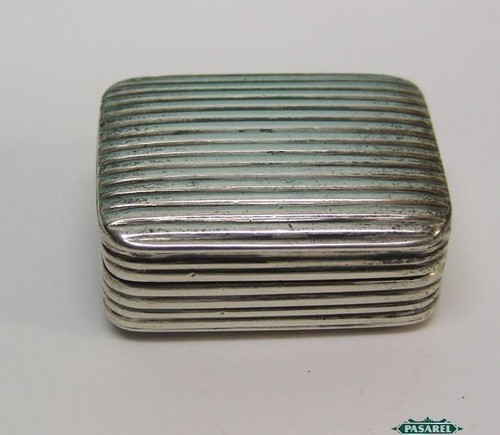 Vinagreta de plata esterlina George III Inglaterra aprox. 1800 - Imagen 2 de 5