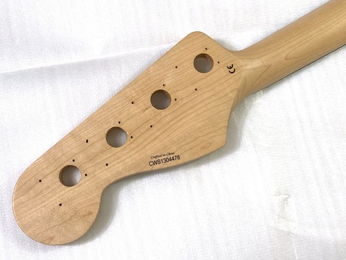 Genuine Fender Squier Precision P Bass Neck MAPLE/ROSEWOOD Electric Bass Guitar - 第 7/16 張圖片
