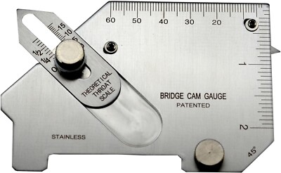 Bridge Cam Gage Test Depth of Undercut Fillet Weld Throat Size Length Angle