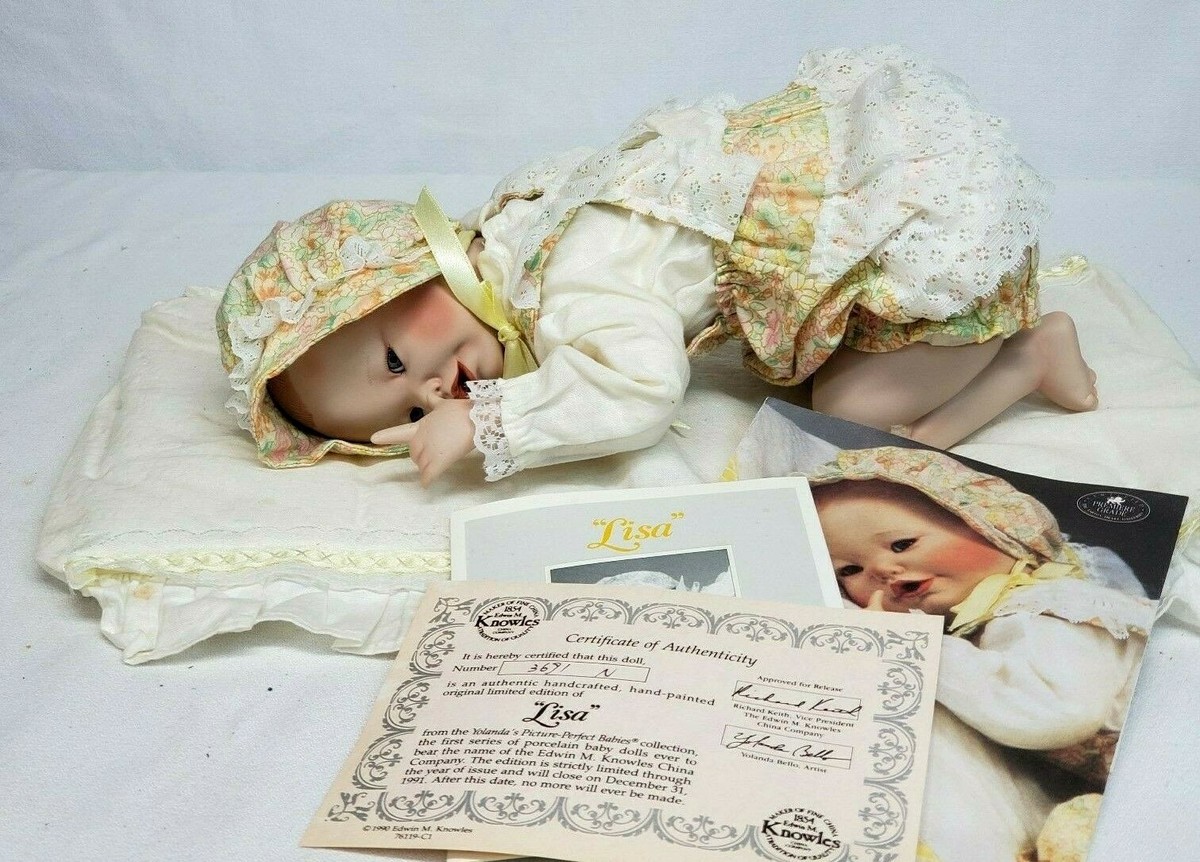 Ashton Drake LISA Porcelain Doll PICTURE PERFECT BABIES by Yolanda