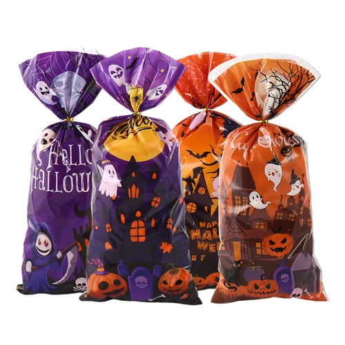 Environmentally Candy Packaging Durable Treat Bags Halloween Bag Set with Ghost - Picture 10 of 11