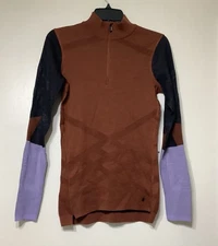 Smartwool Intraknit W's Thermal Merino Base Layer Crew Shirt Top Size Medium